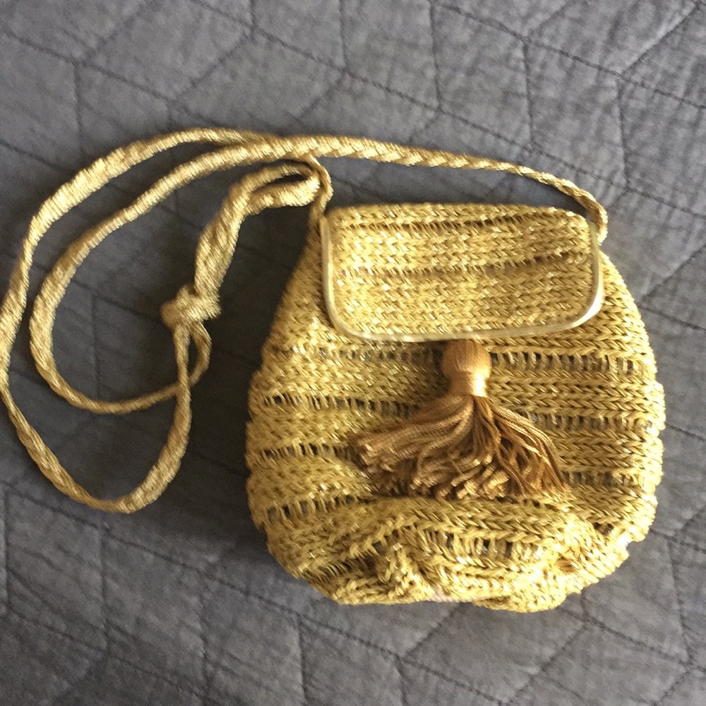 Sharif Gold bag!  Gorgeous and in EUC!